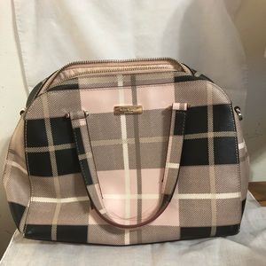 Pink plaid Kate Spade Bag